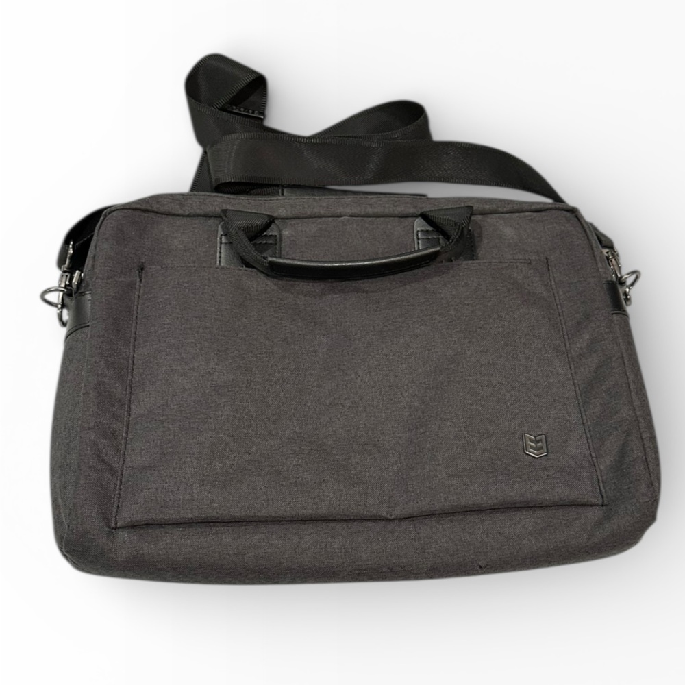 Grey laptop bag